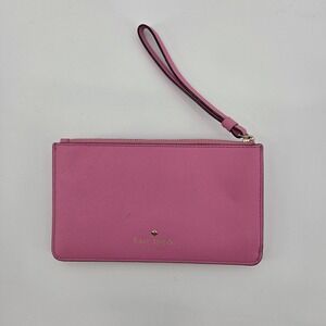 Kate Spade Pink Leather‎ Wristlet Wallet Card Holder